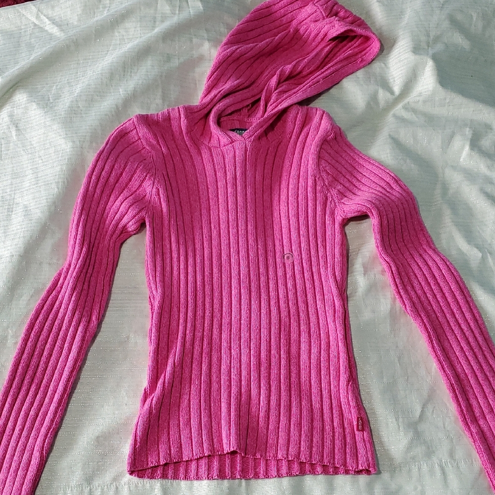 Aeropostale Hot Pink Hooded Sweater